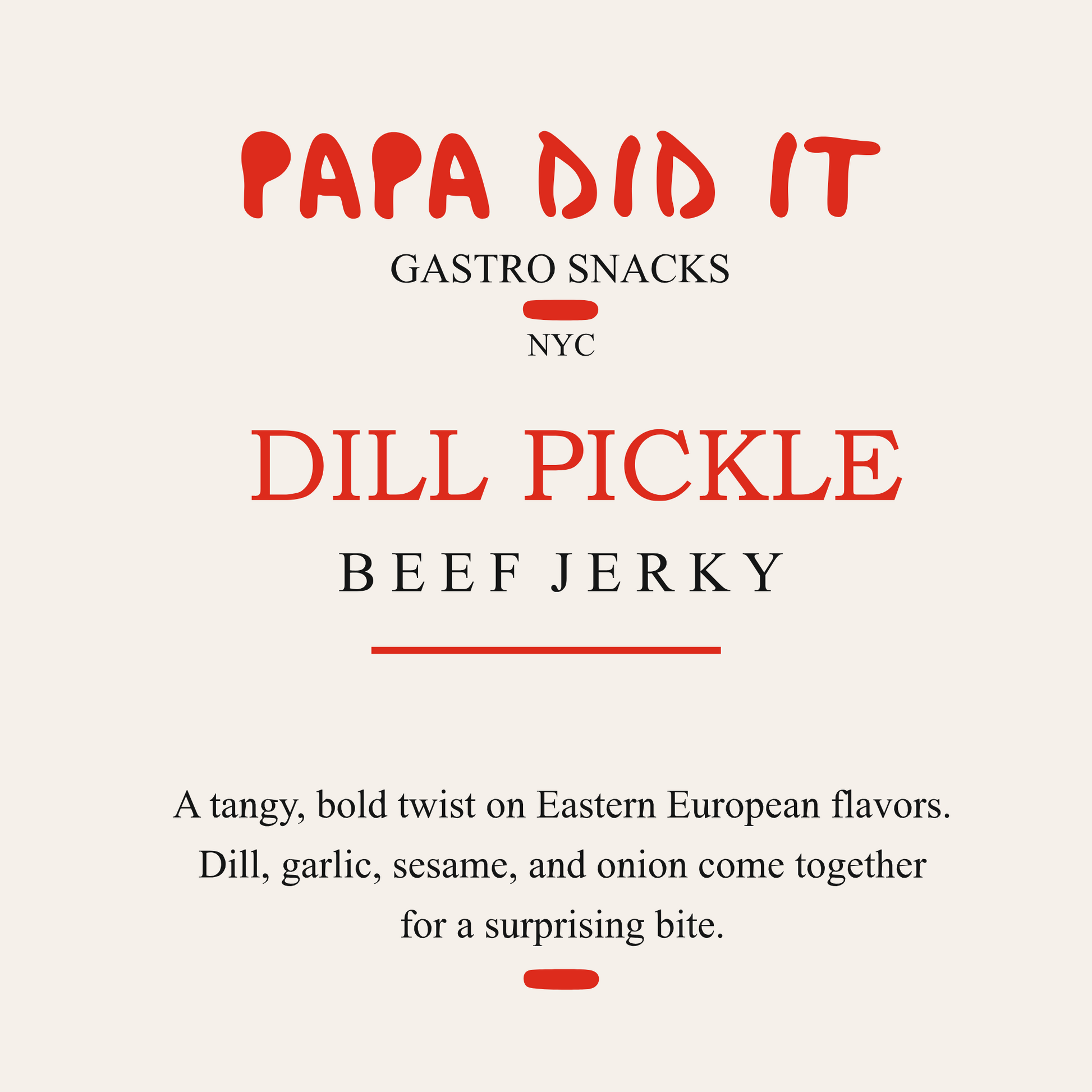 DILL PICKLE