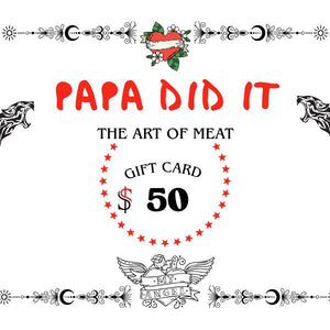 Papa Did It — The Perfect Gift Card