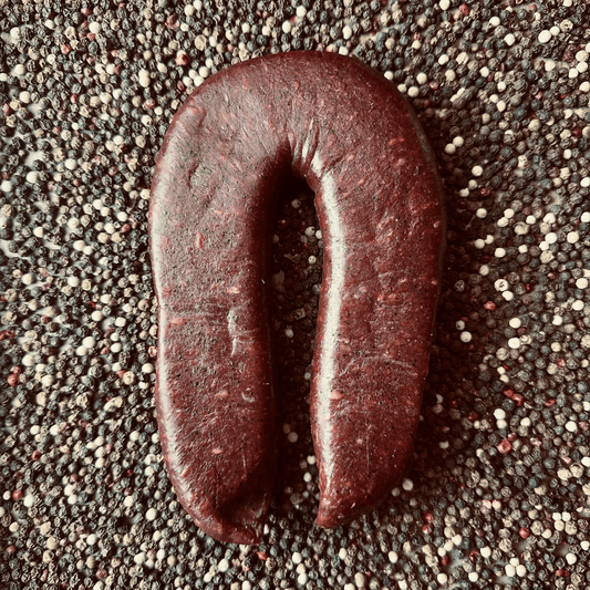 Papa Did It Air-Dried Beef 1 ring Beef Sudjuk — Hickory-Smoked Dry-Cured Spiced Beef Sausage