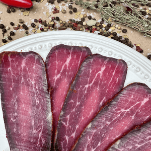 Papa Did It Air-Dried Beef 3 lb Basturma – Hickory-Smoked & Air-Dried Spiced Beef