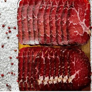 Papa Did It Air-Dried Beef Beef Prosciutto — Smoked Beef. SLICED.