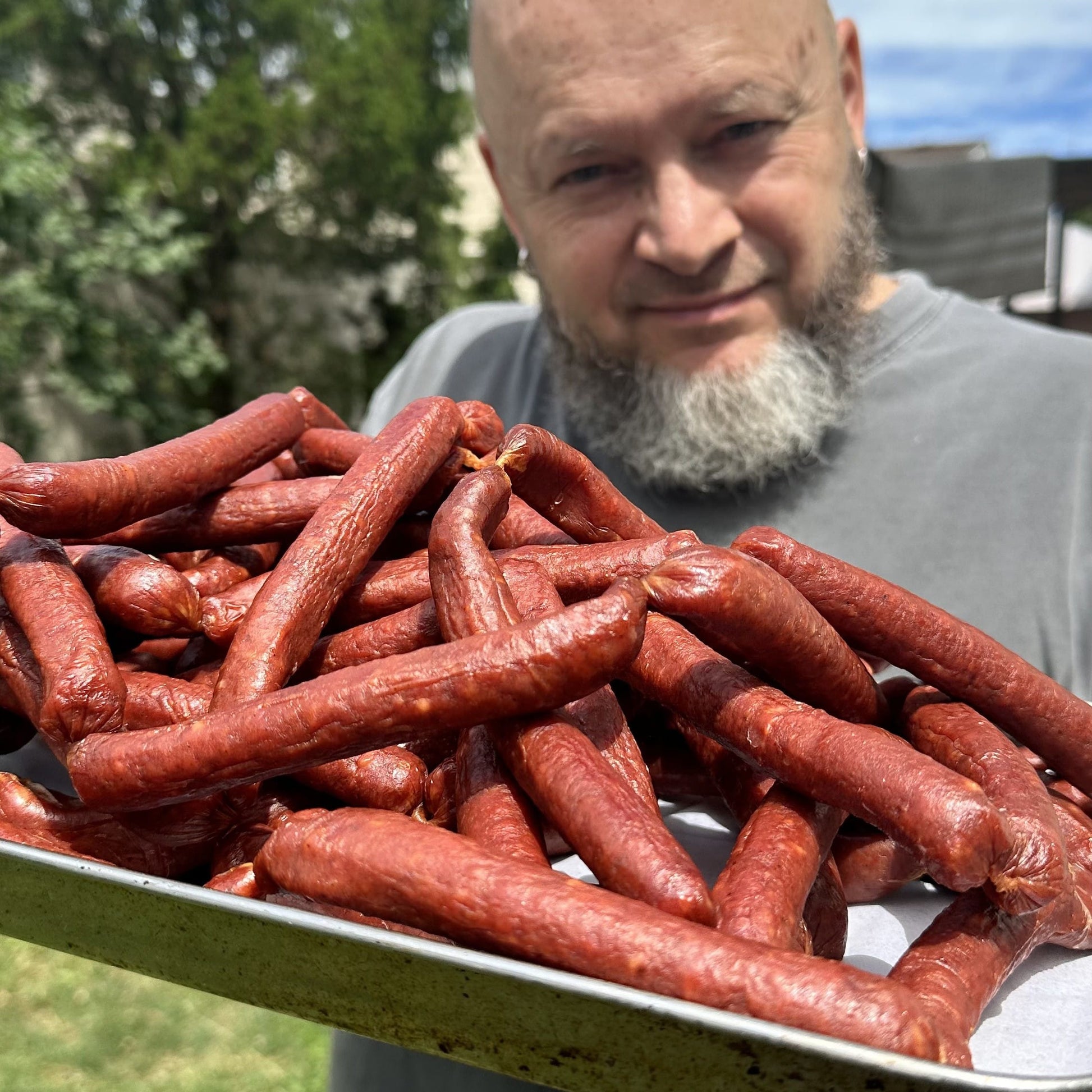 Papa Did It Air-Dried Beef Beef Sticks — Spicy Hickory-Smoked Snack