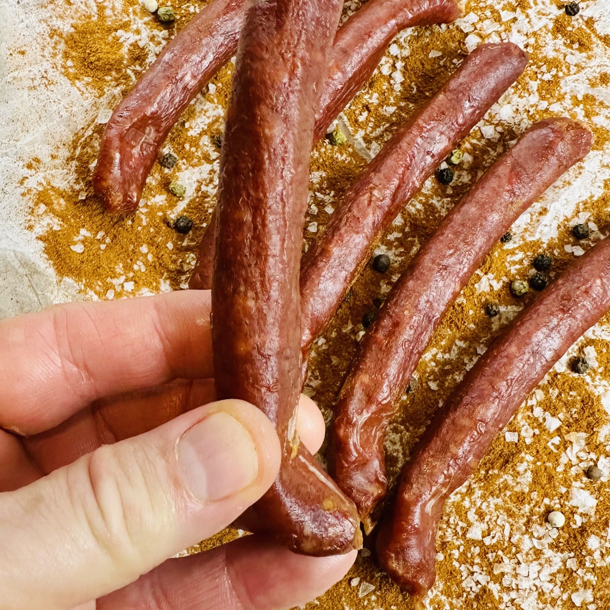 Papa Did It Air-Dried Beef Beef Sticks — Spicy Hickory-Smoked Snack