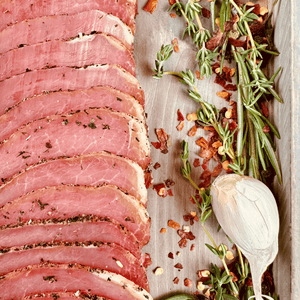 Papa Did It Air-Dried Beef Pork Loin with Herbs Sliced — Hickory-Smoked Pork Loin