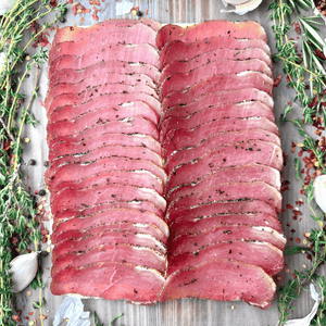 Papa Did It Air-Dried Beef Pork Loin with Herbs Sliced — Hickory-Smoked Pork Loin