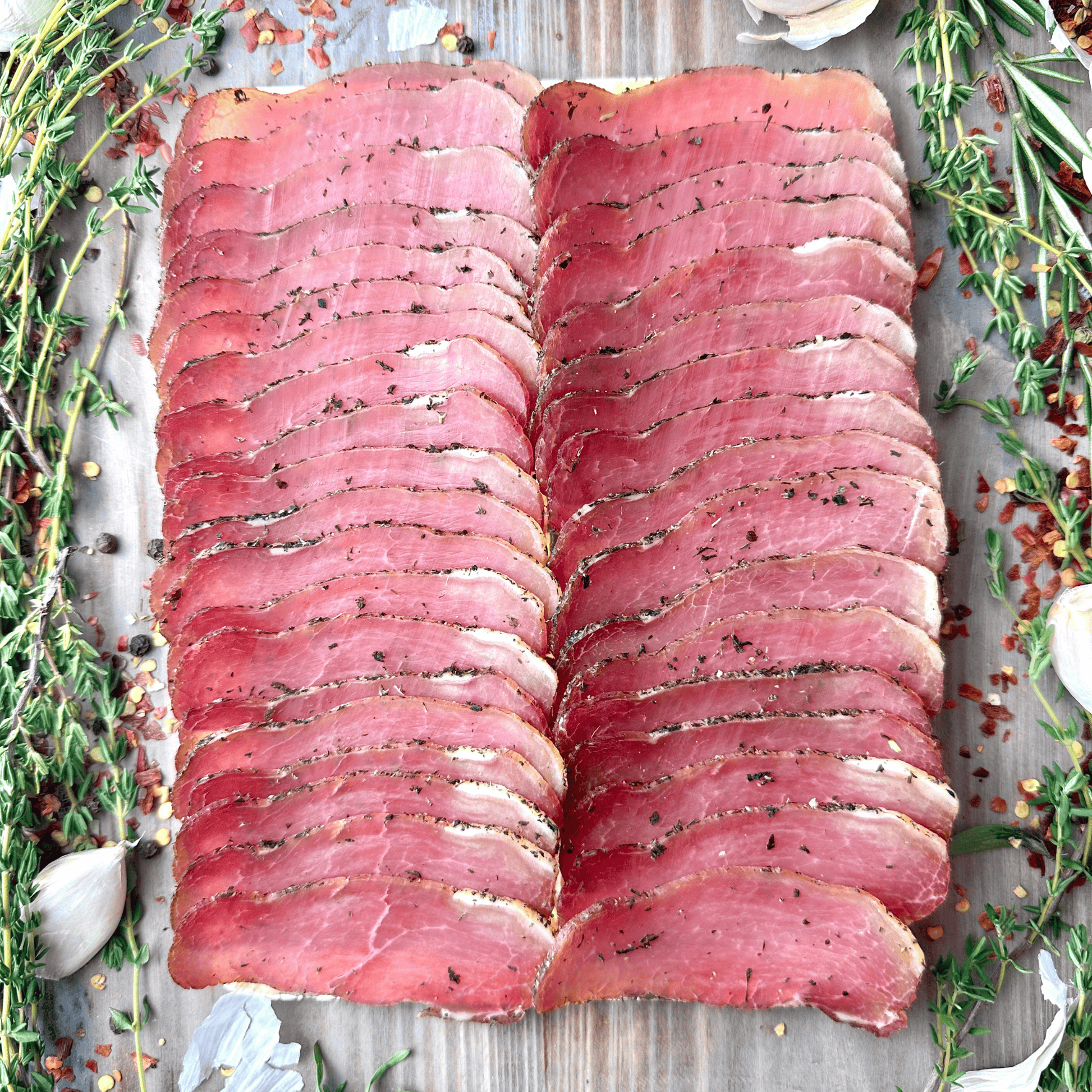 Papa Did It Air-Dried Beef Pork Loin with Herbs Sliced — Hickory-Smoked Pork Loin