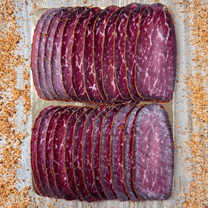 Papa Did It Air-Dried Beef Sliced Basturma – Hickory-Smoked &amp; Air-Dried Spiced Beef