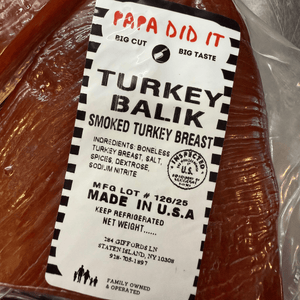 Papa Did It Air-Dried Beef Turkey Balyk — Hickory-Smoked Dry-Cured Turkey Loin