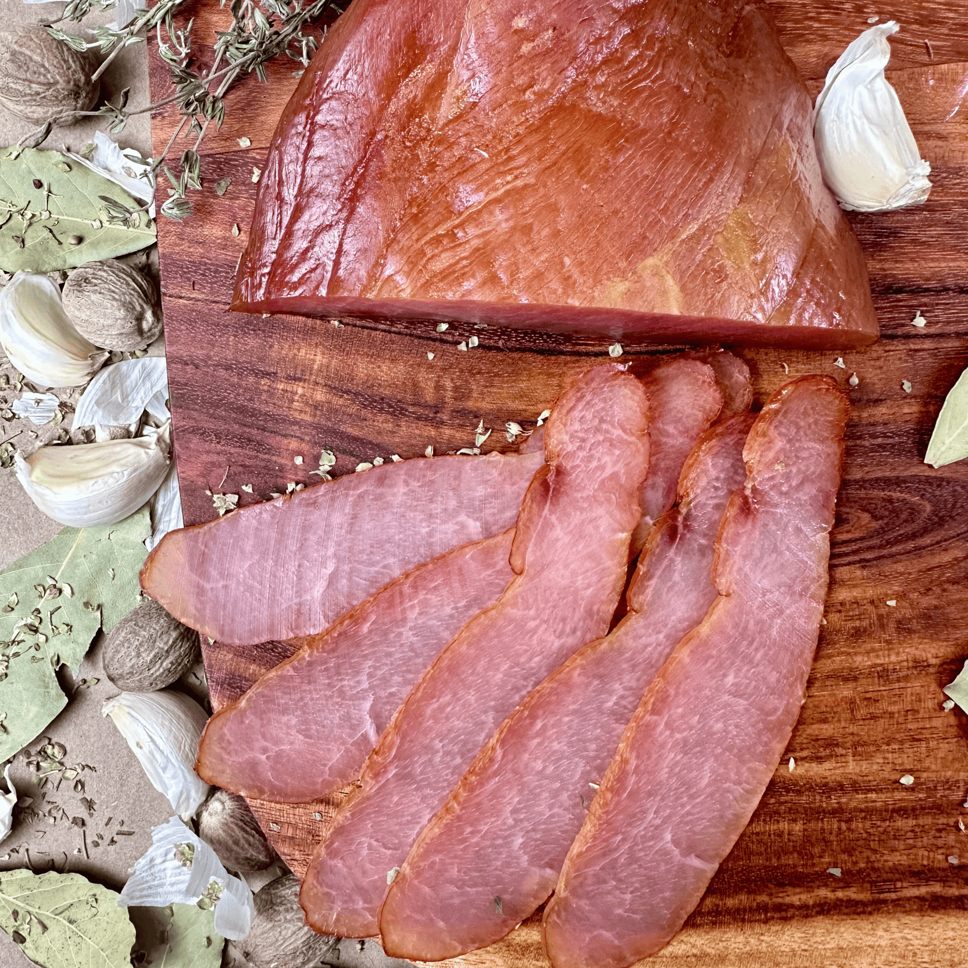Papa Did It Air-Dried Beef Turkey Balyk Sliced — Hickory-Smoked Turkey Breast