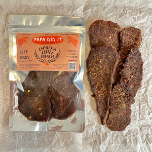 Papa Did It Beef Jerky — Espresso Chili Ranch