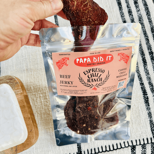 Papa Did It Beef Jerky — Espresso Chili Ranch