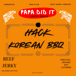Papa Did It Beef Jerky Hack Korean BBQ | Handcrafted Dry Jerky