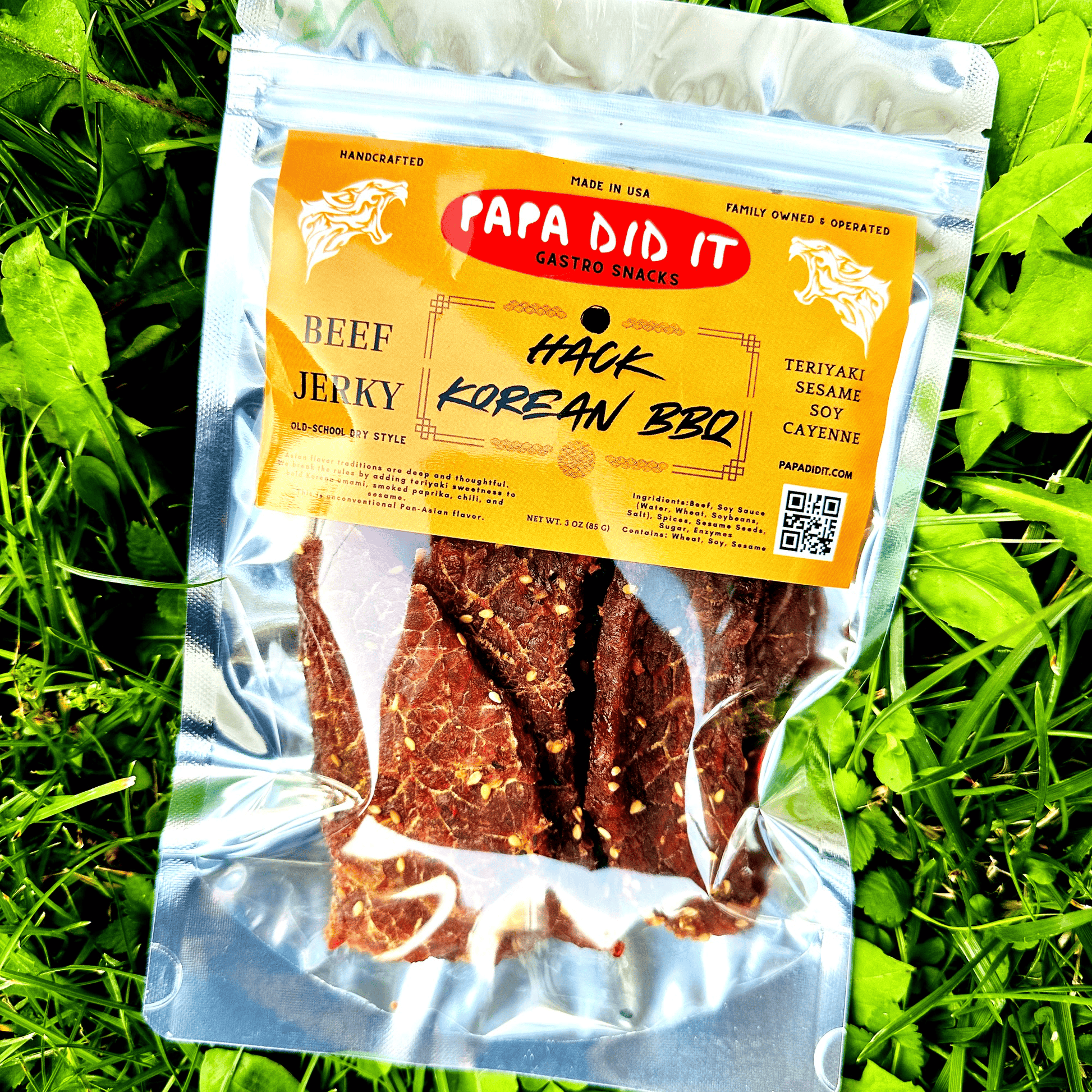 Papa Did It Beef Jerky Hack Korean BBQ | Handcrafted Dry Jerky