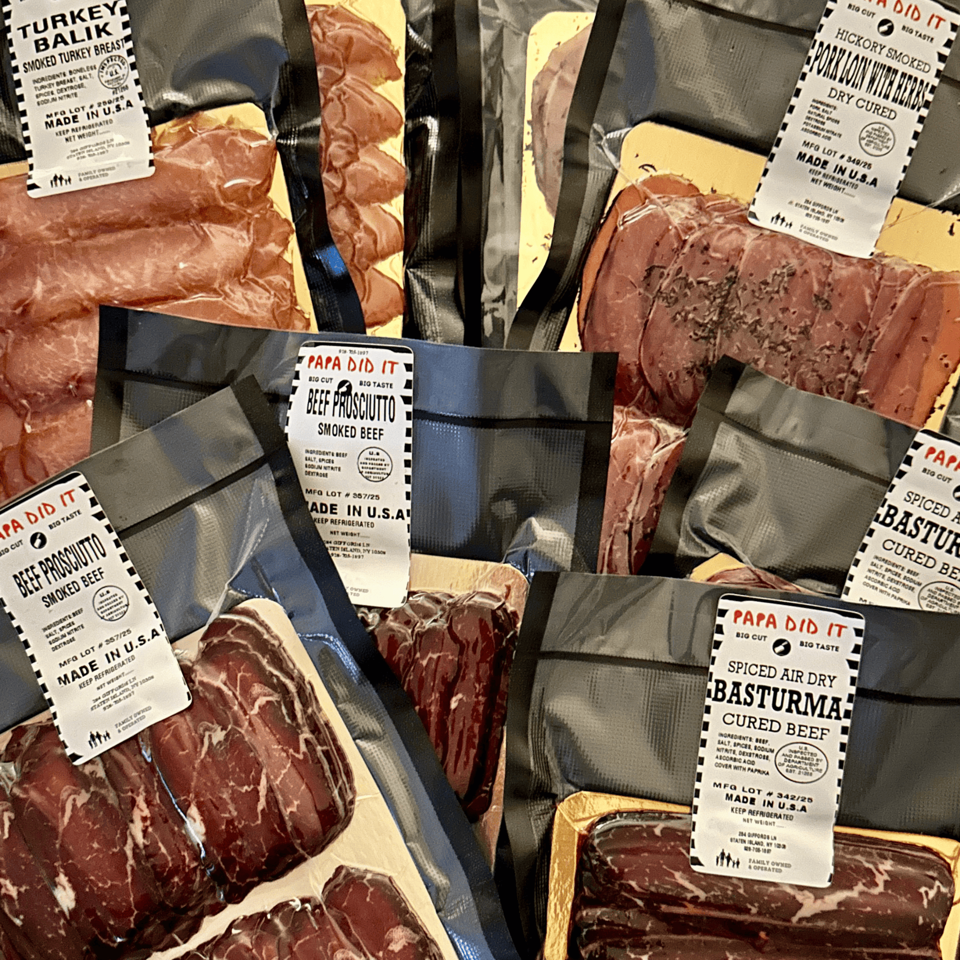 Papa Did It Meat Gift Set